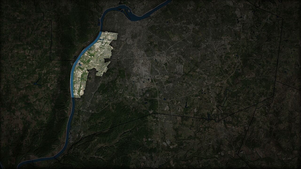 Kentucky House of Representatives 44th District new 2022 boundaries.